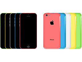 iPhone 5C手機矢量素材