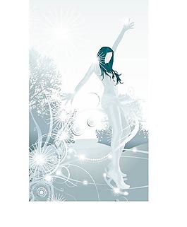 光暈美女
