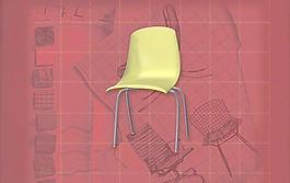 現(xiàn)代主義風格之椅子3D模型椅子064
