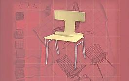 現(xiàn)代主義風格之椅子3D模型椅子038