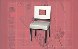 現(xiàn)代主義風(fēng)格之椅子3D模型椅子018