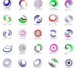 华丽的动态的LOGO矢量素材