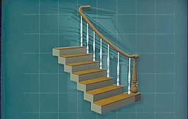 裝飾構(gòu)件之樓梯3D模型樓梯022