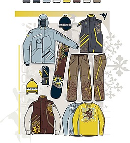 滑雪服款式