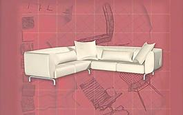 現(xiàn)代主義風(fēng)格之沙發(fā)3D模型沙發(fā)033