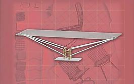 現(xiàn)代主義風格之茶幾3D模型茶幾033