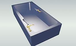 潔具典范之浴盆3D模型C-001