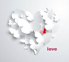 時(shí)尚蝴蝶剪影矢量素材2
