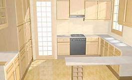 櫥具典范之櫥柜3D模型B-036