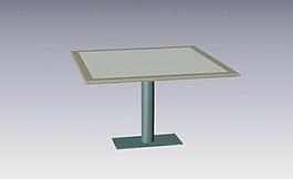 當(dāng)代 、現(xiàn)代家具桌子3D模型e-014