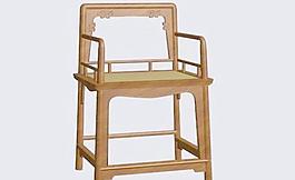 明清家具-椅子3D模型a-003
