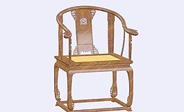 明清家具-椅子3D模型a-001