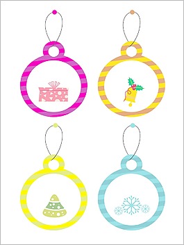 套圣誕節(jié)銷售標(biāo)簽