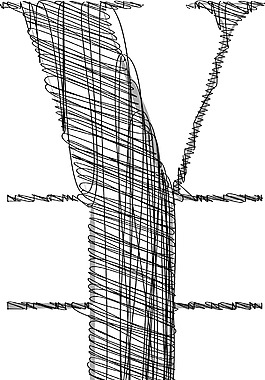 手绘字体矢量插画