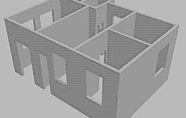 水廠建筑3d