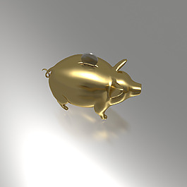 黃金儲蓄罐硬幣