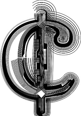 字體的插圖