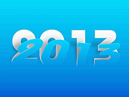 2013新年快樂的程式化的背景