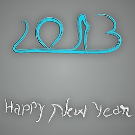 2013新年快樂的程式化的背景