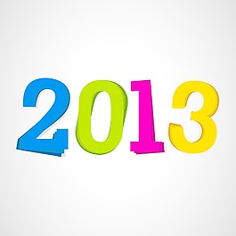 2013新年快樂的程式化的背景