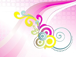 閃亮的粉色條紋與豐富多彩的藝術(shù)創(chuàng)作