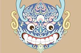 可愛的中國龍矢量