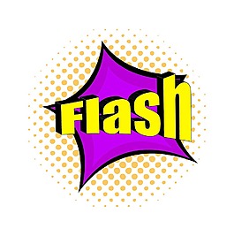 Flash復(fù)古文字的旗幟