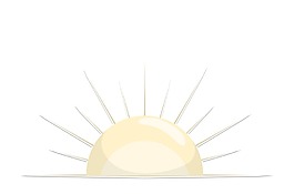 老式的太陽矢量
