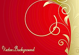 absatract金色花假日的旗幟