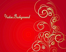 absatract金色花假日的旗幟