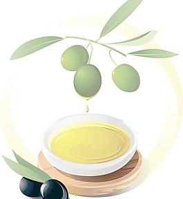 卡通橄榄油矢量素材