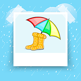 壞天氣季節(jié)概念有雨