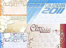 2011種年模板矢量