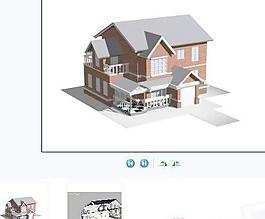 別墅3D模型圖