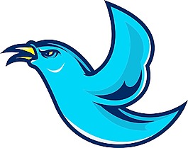 向量的鳥的吉祥物