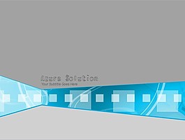 蓝灰大气实用商务PPT模板