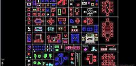 辦公家具CAD圖塊
