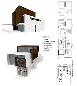 功能合理的3D建筑室內(nèi)效果圖