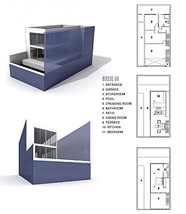 多層的3D建筑室內(nèi)效果圖