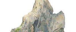 景观环境064－假山——背景素材