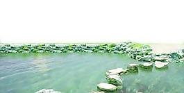 景观环境068－水体(水池)——背景素材