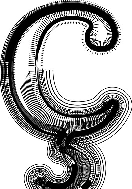 字體的插圖