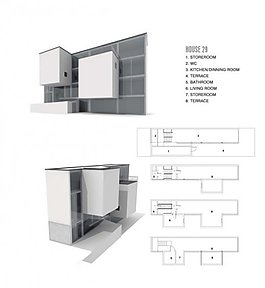 簡單的現(xiàn)代建筑3D模型