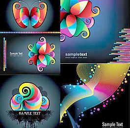 交響樂的圖形背景矢量素材