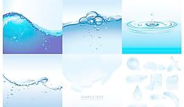水主題矢量