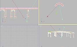 弧形长廊3D模型
