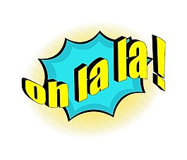 復(fù)古的圖文旗幟