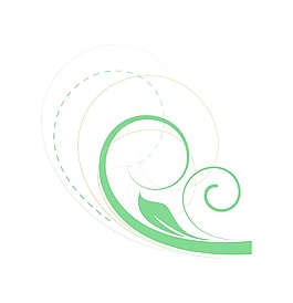 蓬勃發(fā)展的綠色裝飾元素