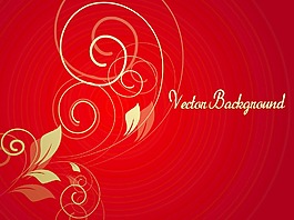 absatract金色花假日的旗幟