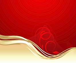 明亮的旋流黃金花藝設(shè)計(jì)